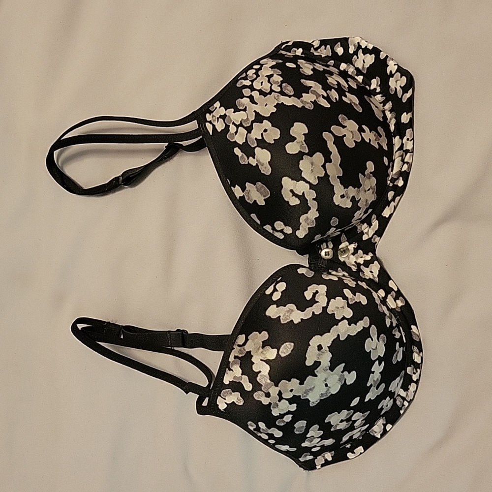 SimplyVera bra 34D Black and gray